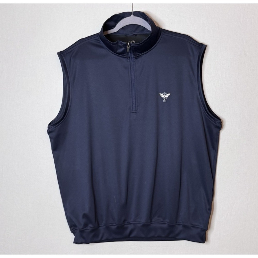 Zero Restriction Golf Vest Mens XL Tour Series 1/4 Zip Performance 1910‎ Logo